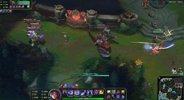 lol新版刀妹ad流,ap流伤害对比:一招拿下四杀,ap刀妹有点猛!