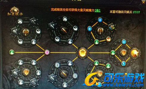 蓝月传奇,法师天赋